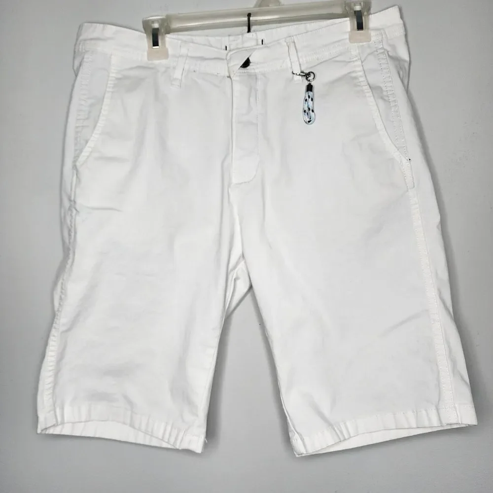 Zara Men's Size 32 Shorts White  Cotton‎ SEE PHOTOS READ